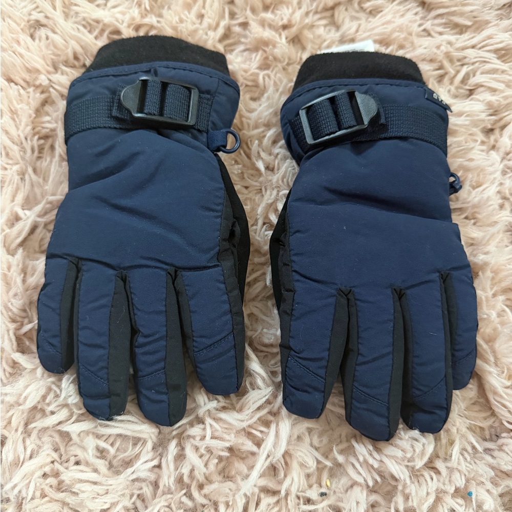 Gap Navy Blue Winter Gloves with Buckle